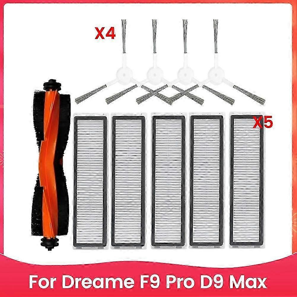 Für Dreame F9 Pro D9 Max Ersatzteile Zubehör Hauptseitenbürste Hepa-filter-jxlgv