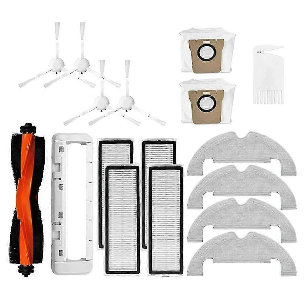 Ersatzteile Für Xiaomi Saugroboter X10: Hauptbürste, Seitenbürste, Hepa-filter, Wischtuch, Staubbeutel – Jxlgv