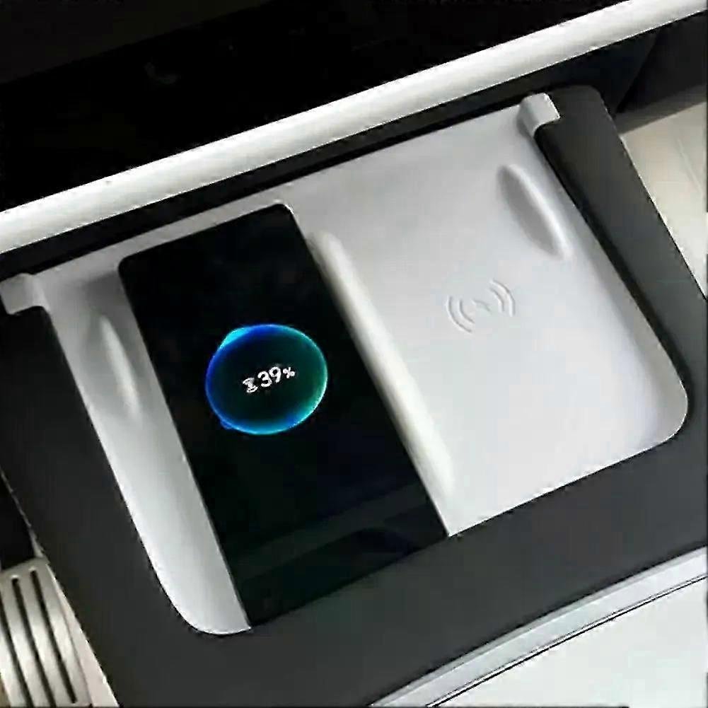 Silikon-antirutschmatte Für Kabelloses Laden Im Auto, Schutzpad Für Die Mittelkonsole Und Handyhalterung, Passend Für Tesla Model 3 Y-jxlgv