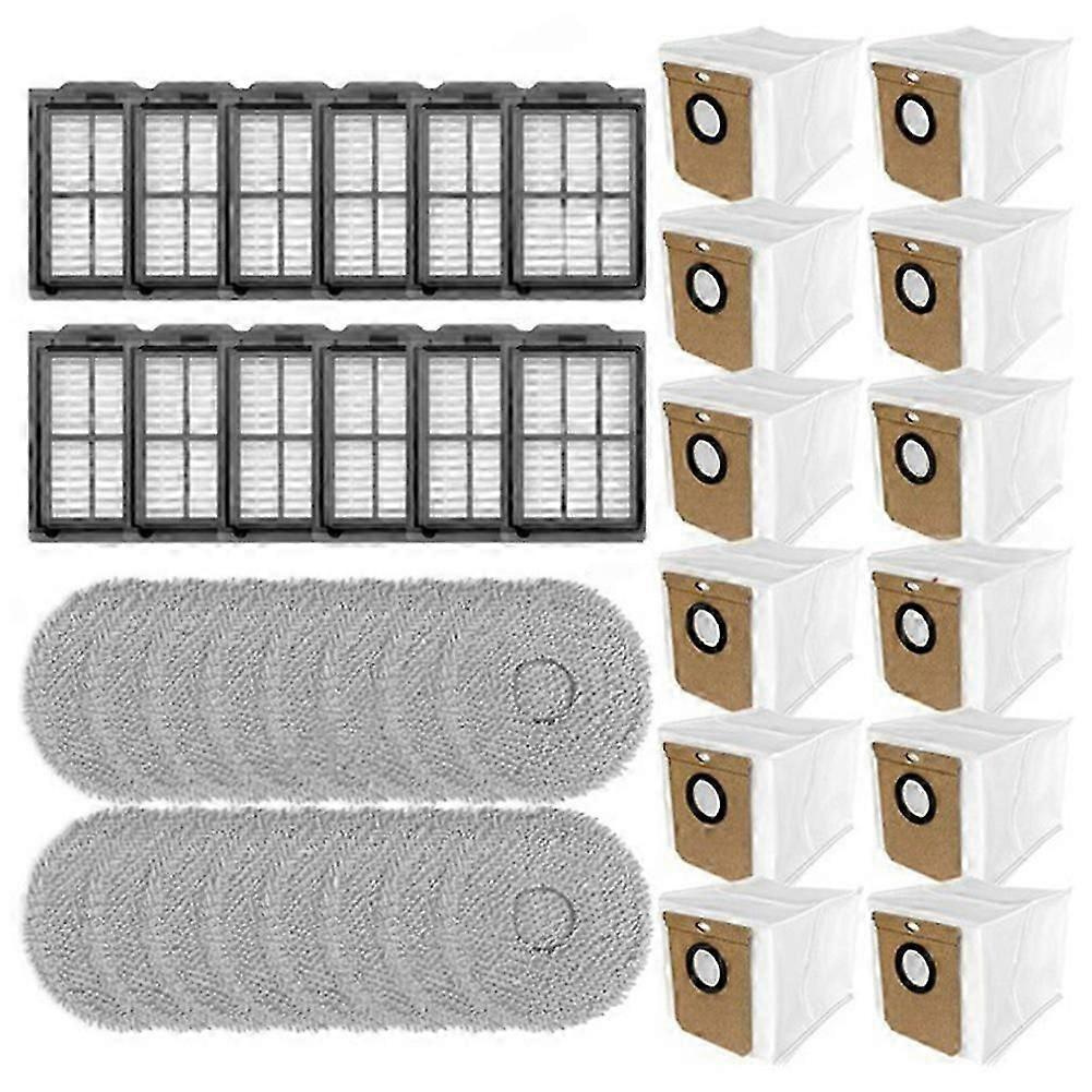 Kompatibel Mit Deerma Robot Vacuum X70/deerma Dem-x70 Zubehör Filter Staubbeutel Wischtuch Staubsaugerteile-jxlgv