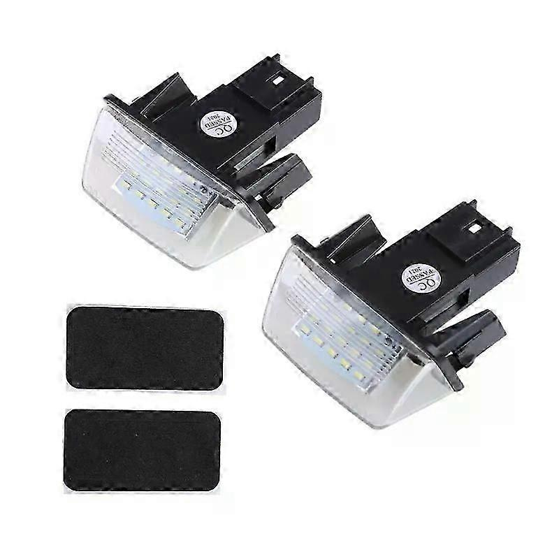 Paar 18-led-kennzeichenbeleuchtung Passend Für Peugeot 206, 207, 307, 308, 406 Und Citroen C3/c4/c5/c6-jxlgv