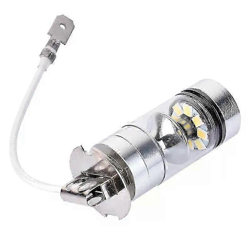 2 Stück Hochleistungs-led-scheinwerferlampen H3 100w Für Fahrzeuge, Nebelscheinwerfer, Rücklichter, Fahrlicht - Jxlgv