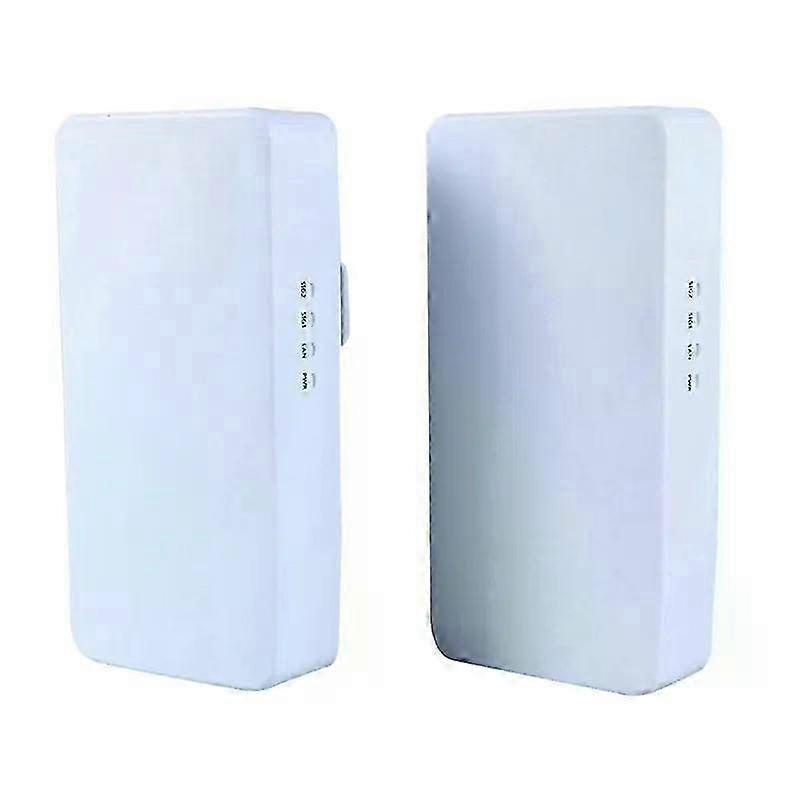 2 Stück Outdoor-wlan-router, Wlan-bridge, Wlan-repeater Mit 1 Km Reichweite, 24 V Poe, Eu-stecker – Jxlgv