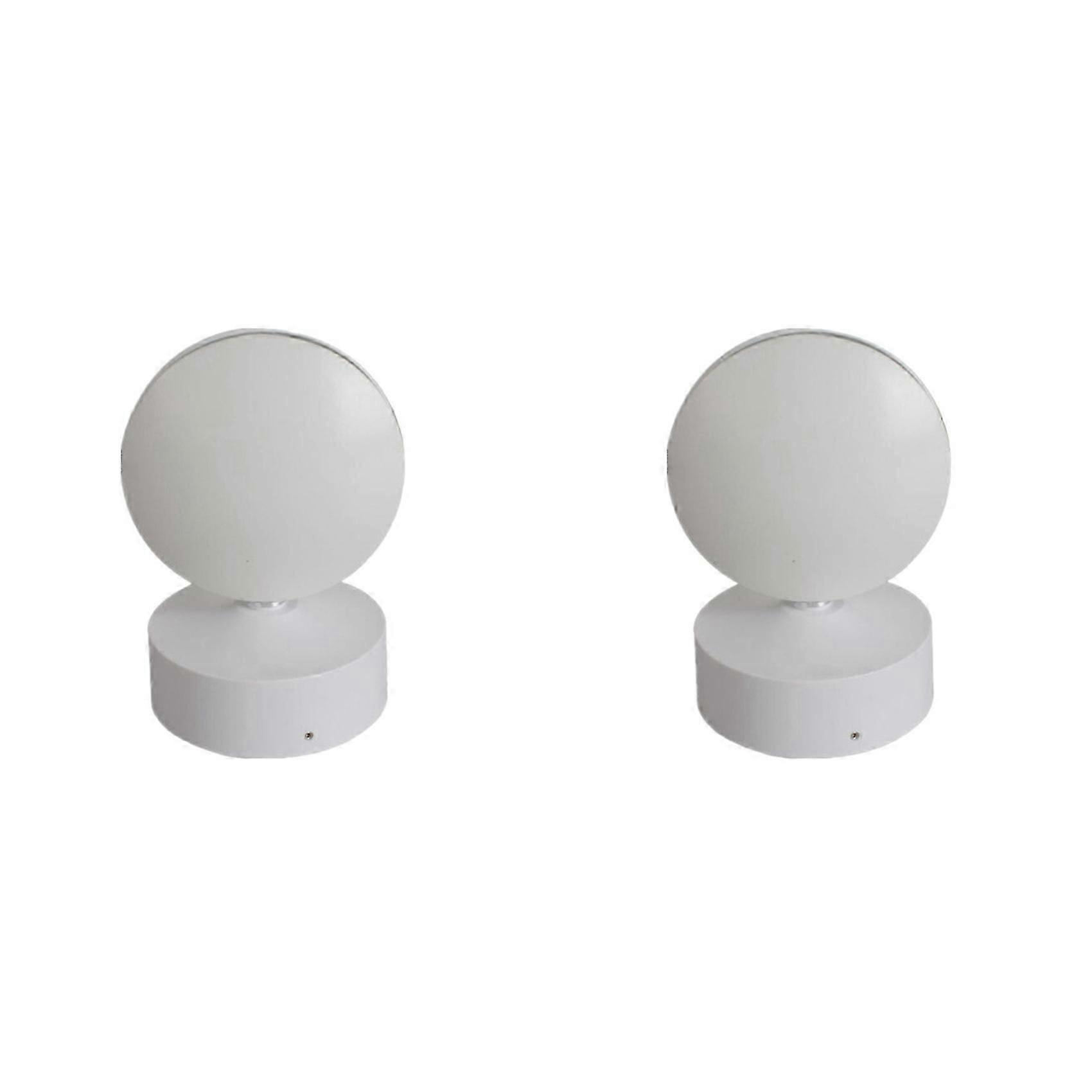 2 X 6 W 360° Led-lampe, Led-fensterbank-, Türrahmen- Und Wandleuchte, Geeignet Für Schlafzimmer, Flur, Gang, Bar, Treppe, Weiß, Warmes Licht – Jxlgv