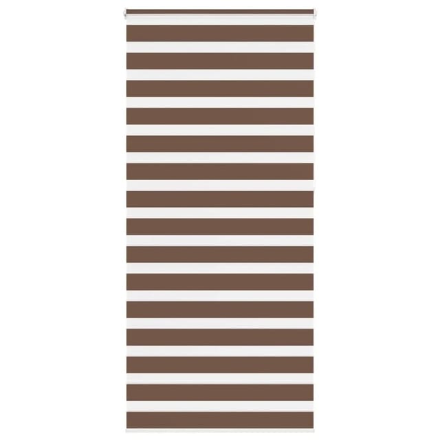 Zebrarollo Braun 100x230 Cm Stoffbreite 95,9 Cm Polyester Vidaxl