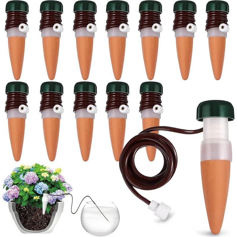 Lot De 12 Distributeurs D'Eau Pour Plantes D'Intérieur, Système D'Irrigation Pour Balcon, Arrosage Automatique Des Plantes D'Intérieur, Système D'Irrigation Automatique