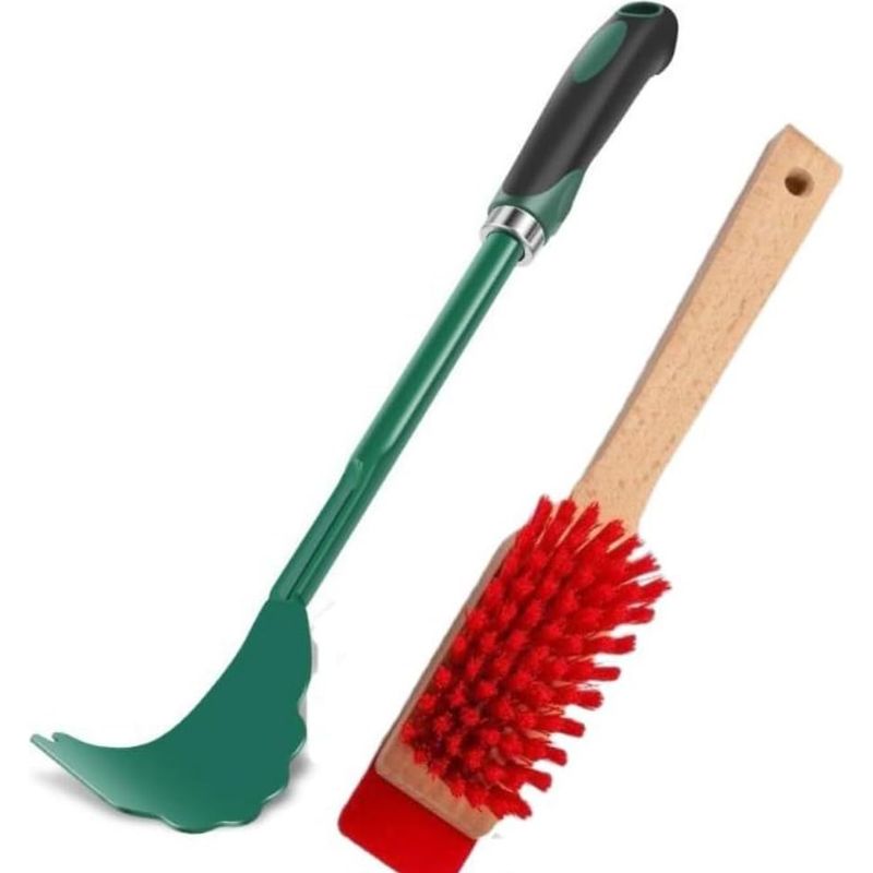 Lawnmower Cleaning Brush, Blade Cleaning Tool For Cutting Tasks, Garden Tools, Gardening Supplies, Maintenance Accessories (red)