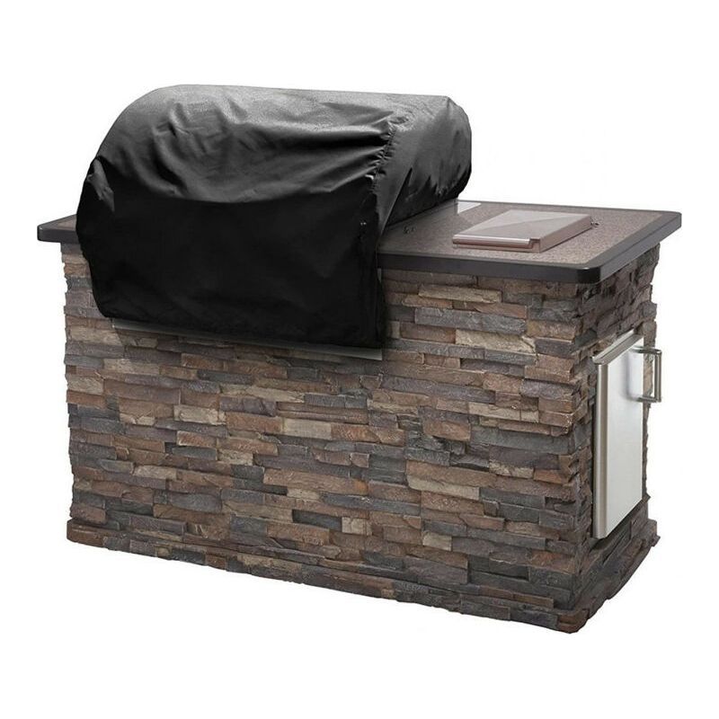 36w×26d×14h Inch Housse De Barbecue Encastrable Extérieure En Tissu Oxford 420d Bche De Protection Pour Barbecue Intégrée