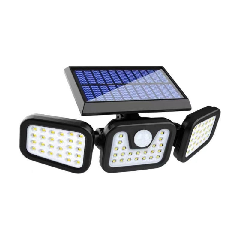 Lumières Led De Sécurité Solaire, Éclairage Grand Angle Avec Capteur De Mouvement Applique Solaire