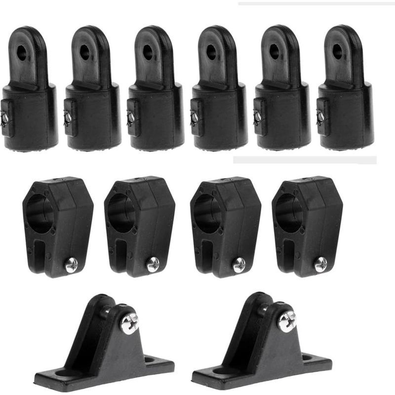 Accessoire De Installation De Toitureure Bimini De Bateau Embout À Extrémité/mâchoires Coulissant Et Charnière De Pont De Bateau