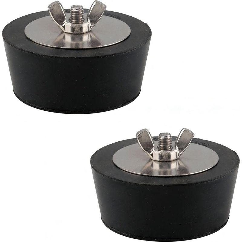 2 X Winter Swimming Pool Cap 63 Mm Rubber Winter Cap For Pool Drain Hoses In Winter