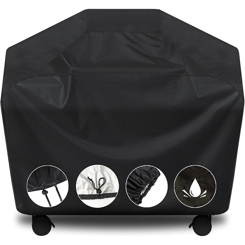 Housse De Barbecue Étanche Pour Grill À Gaz Protection Extérieure Résistante Uv Et Imperméable, Taille Universelle L×l×h (180×75×120 Cm)
