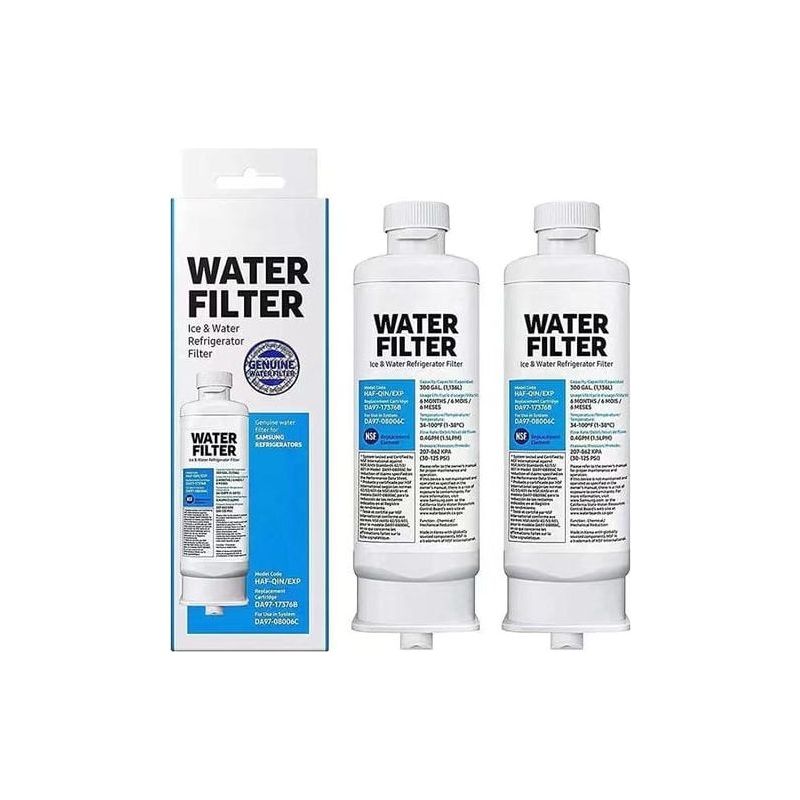 Lot De 2 Filtres À Eau De Réfrigérateur De Eechange Pour Samsung Da97-17376b Da97-08006c