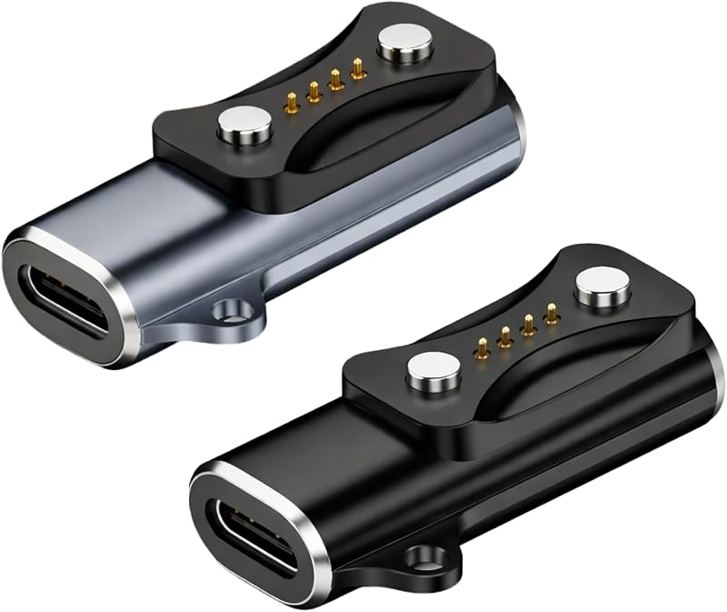 Magnetischer Usb-c-ladeadapter Für Polar Vantage V3, Polar Pacer & Pacer Pro, Ignite 3 Und Grit X2 Pro Tragbares Ladegerät Für Polar Vantage V3, Schwarz Und Grau.