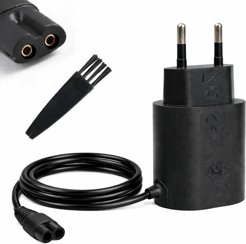 12v 0,4a Ladegerät Kompatibel Mit Braun Elektrorasierern Der Serien 9/8/7/6/5/4/3/2/1, Ersatzadapter Für Die Modelle 3000s, 790cc, 5090cc, 5030s, Braun Barttrimmer Serie 9