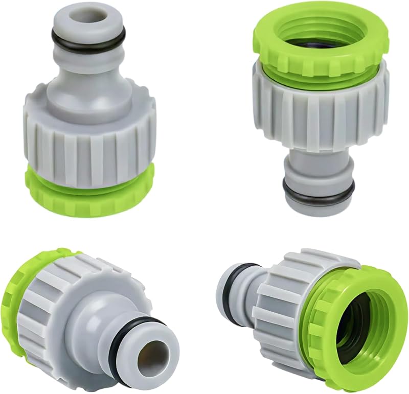 Set Mit 4 Universellen 1/2"- Und 3/4"-abs-fittings Für Garten- Und Waschbeckenarmaturen