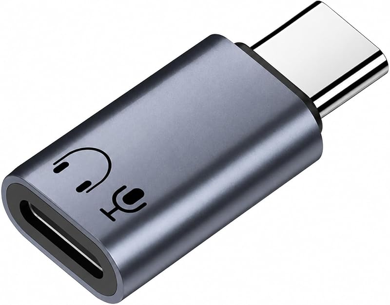 Usb-c-auf-lightning-audioadapter, Usb-c-auf-lightning-kopfhöreradapter, Kompatibel Mit Iphone 16/15, Ipad, Macbook, Galaxy S24/s23/s22, Usb-c-audioadapter, Grau