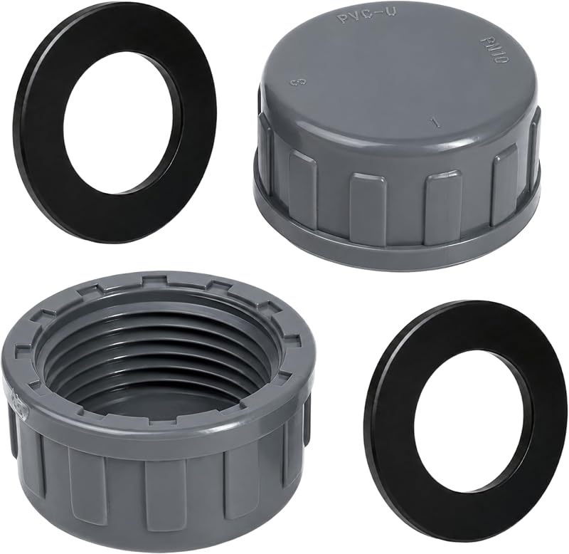 32-mm-pvc-rohrverschlussstopfen Mit Innengewinde Und Wasserdichter Abdichtung
