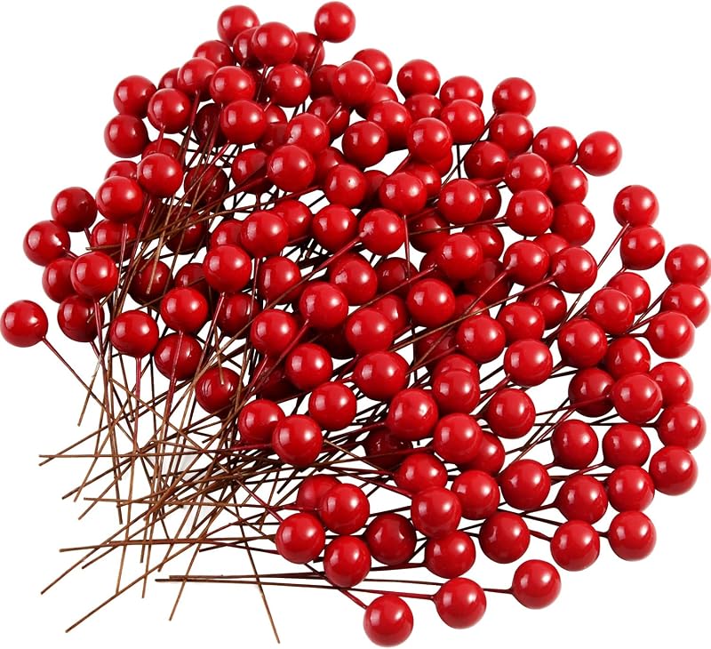 Tuparka 150 Künstliche Stechpalmenbeeren Zur Weihnachtsdekoration