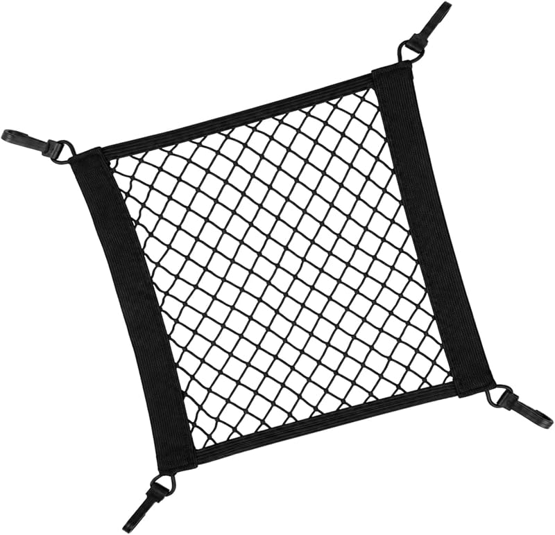 Elastisches Fahrradkorbnetz 28 X 30 Cm – Universelles Netz Für Motorradgepäck, Spinnennetz Für Motorradhelme, Gepäcknetz Für E-bikes Und E-scooter Zur Aufbewahrung Eines Helms Und Anderer Gegenstände