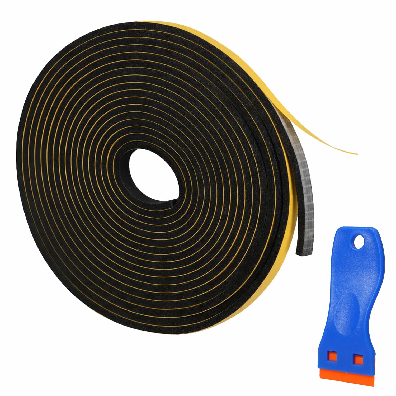 Ceranfeld 5m Selbstklebender Dichtungsstreifen Für Kochfelder, 6 × 3 Mm, Mit Rakel, Hitzebeständig, Für Kochfelder, Einbauspülen Und Küchen.