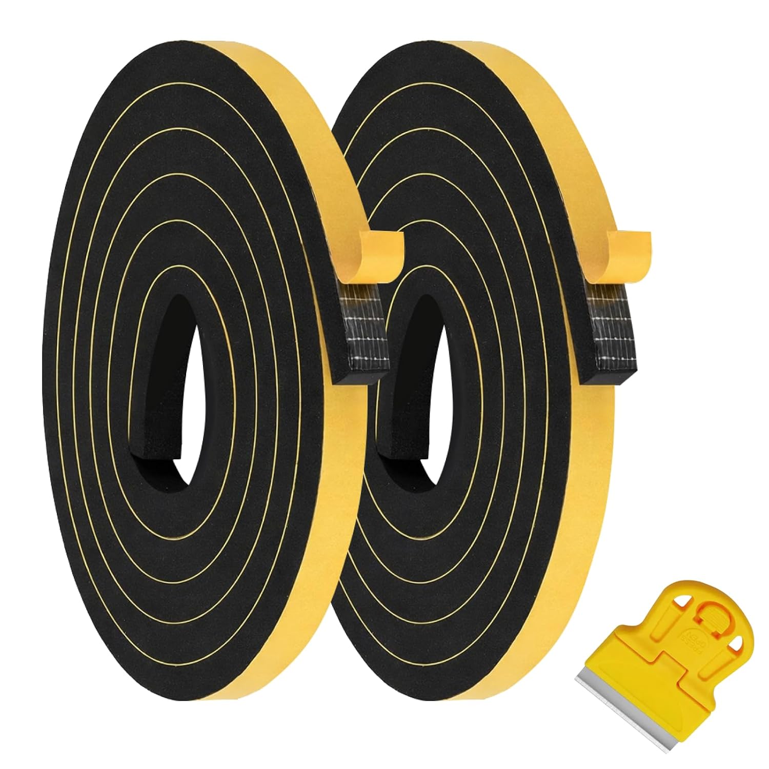 Dichtungen Für Induktionskochfelder, Selbstklebende Schaumstoffdichtung, 6 Elastische Kochplatten À 3 Mm X 5 M, Dichtungsband, Für Cerankochfelder, Spülbecken Und Elektroherde