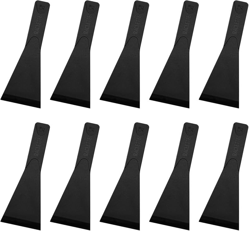 Set Mit 10 Nylon-raclettespateln, Zubehör Für Raclette, Fondue, Pfanne Und Grill, Antihaftbeschichtet, Hitzebeständig Und Langlebig.