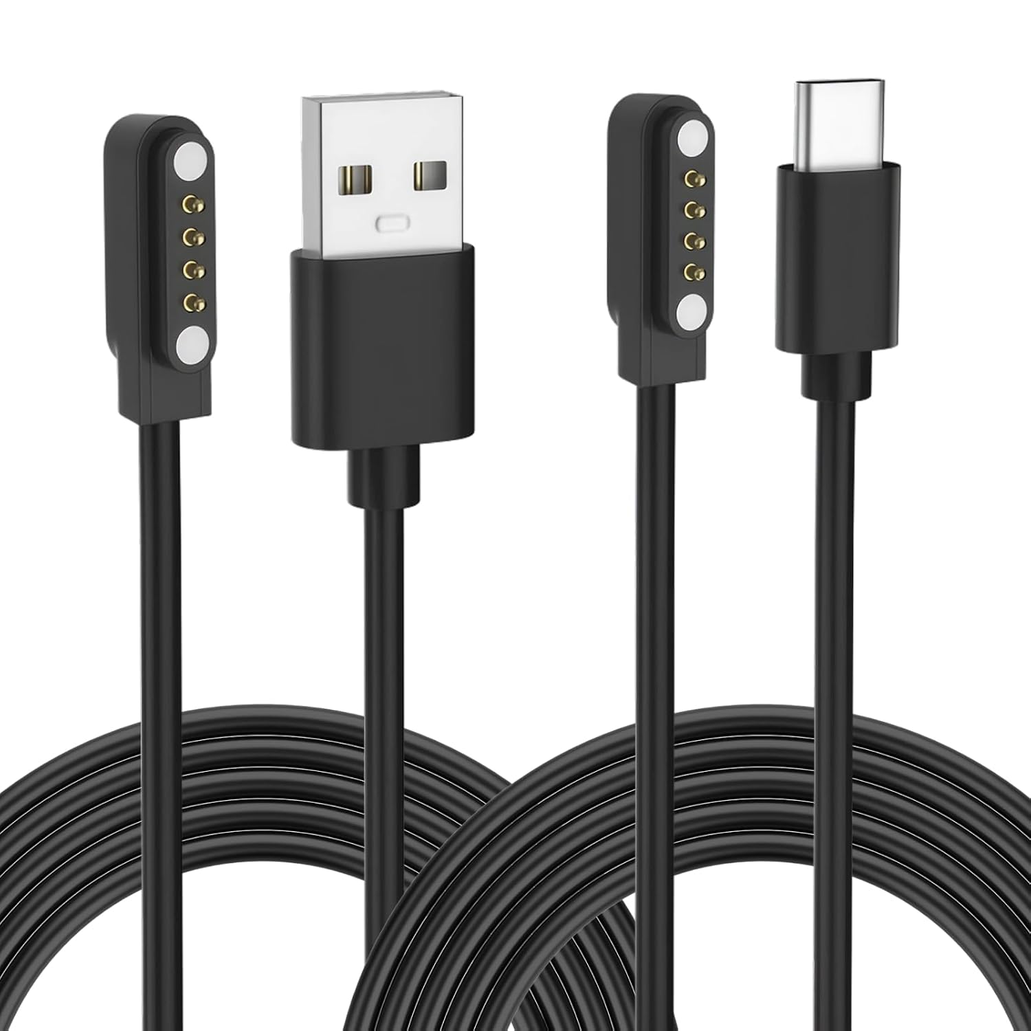 2er-pack Magnetische Ladekabel, Kompatibel Mit Den Tablets Plaud Note Ai Und Plaud Note Pro. 100 Cm Langes Plaud Usb-c-ladekabel Mit Datenübertragung, Magnetanschluss Und Chip.