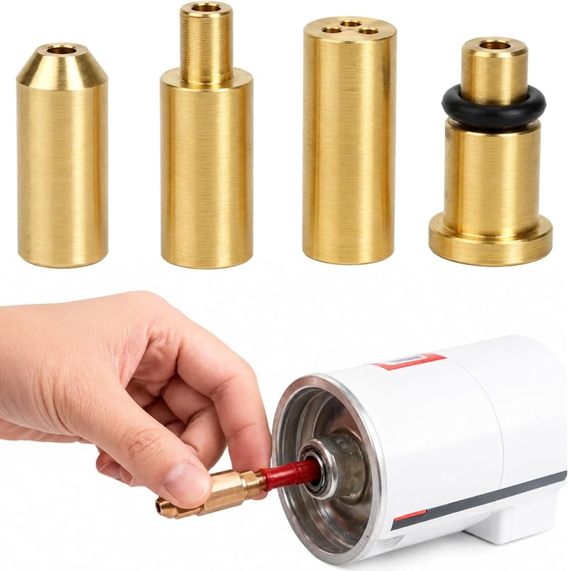 Set Mit 4 Gasnachfülladaptern Aus Messing Für St Dupont Line 2 Feuerzeuge, Kompatibel Mit Standard-feuerzeuggas, Ersatz-gaskartuschenadapter
