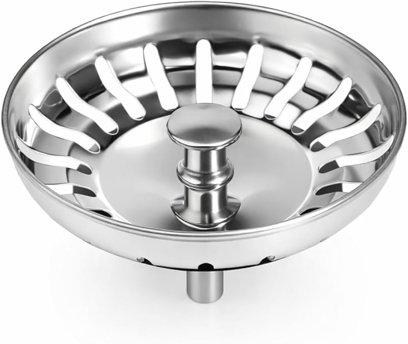 Universeller Spülbecken-sieb, Durchmesser 79-80 Mm – Multifunktionaler Spülbeckenstöpsel Aus Edelstahl Mit Integrierten Filtern Zur Vermeidung Von Verstopfungen Und Für Effektiven Schutz.