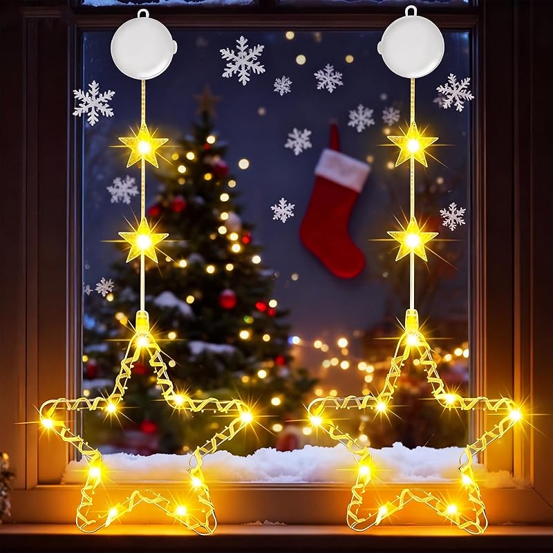 Cnmtcco Weihnachtsfensterbeleuchtung