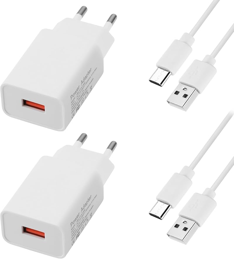 2er-pack Usb 5v/1a-ladegeräte Mit Usb-netzteil
