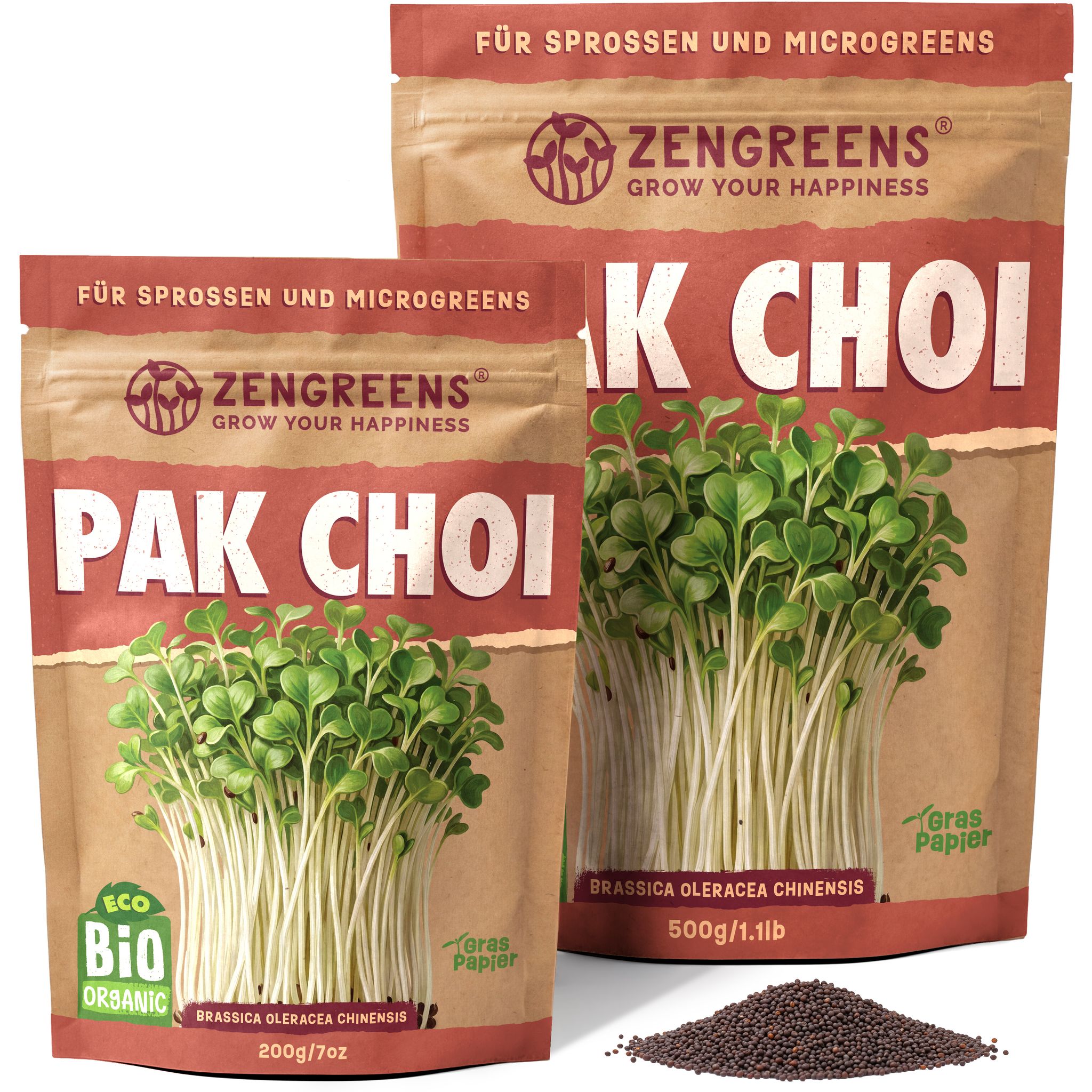 Bio Keimsaat Pak Choi 200 G Sprossen Und Microgreens Zengreens