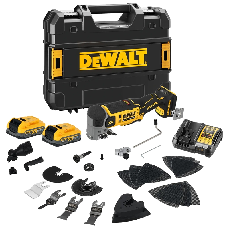 Dewalt Akku Multi Tool Dcs359s2 Qw 18 V Vibration Damping System 2x3,5ah