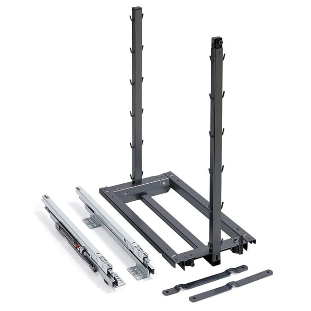 Dispensa Junior Iii Apothekerauszug Anthrazit Für Korpusbreite 300 Mm Mit Arena Pure Tablaren / Kesseböhmer