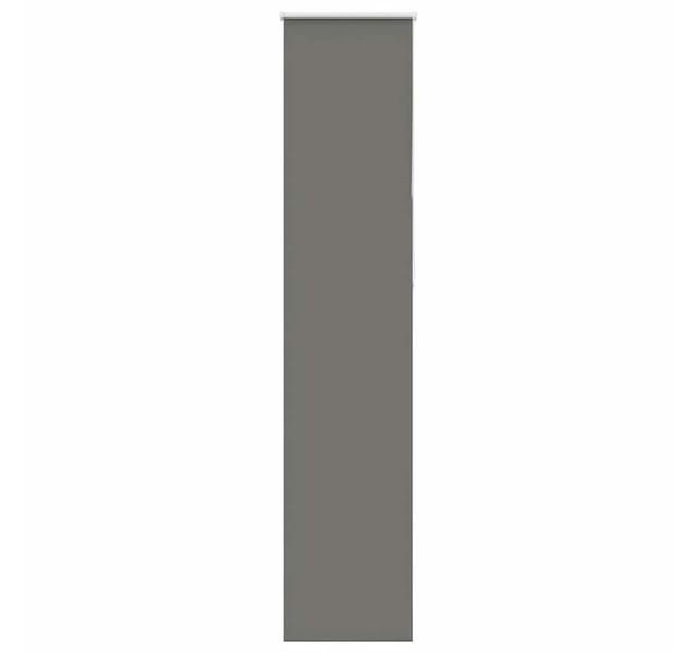 Vidaxl Verdunkelungsrollo Grau 40x210 Cm Stoffbreite 35,7 Cm Polyester