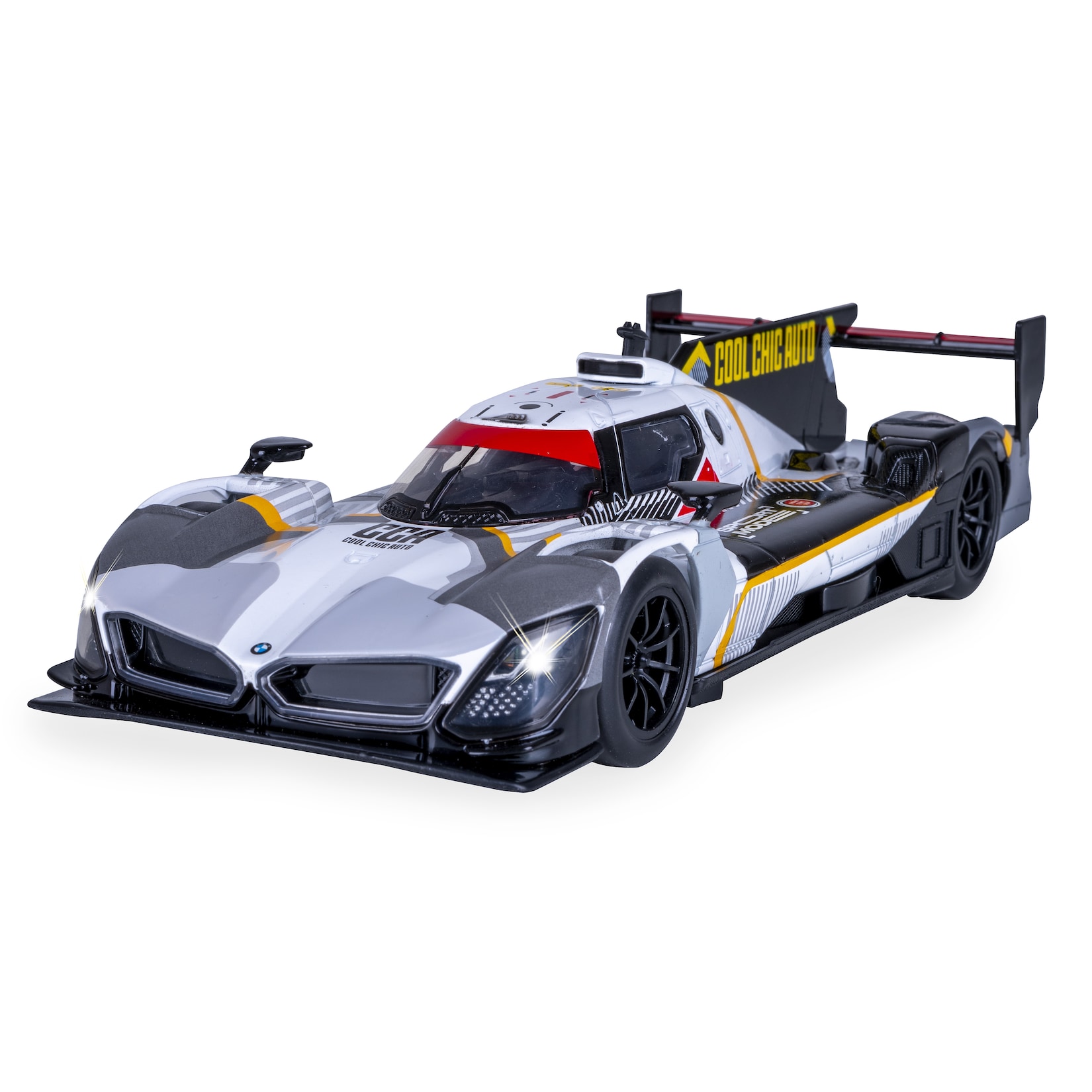 JAMARA BMW M Hybrid V8 Diecast 1:24 grau inkl. Knopfzellen