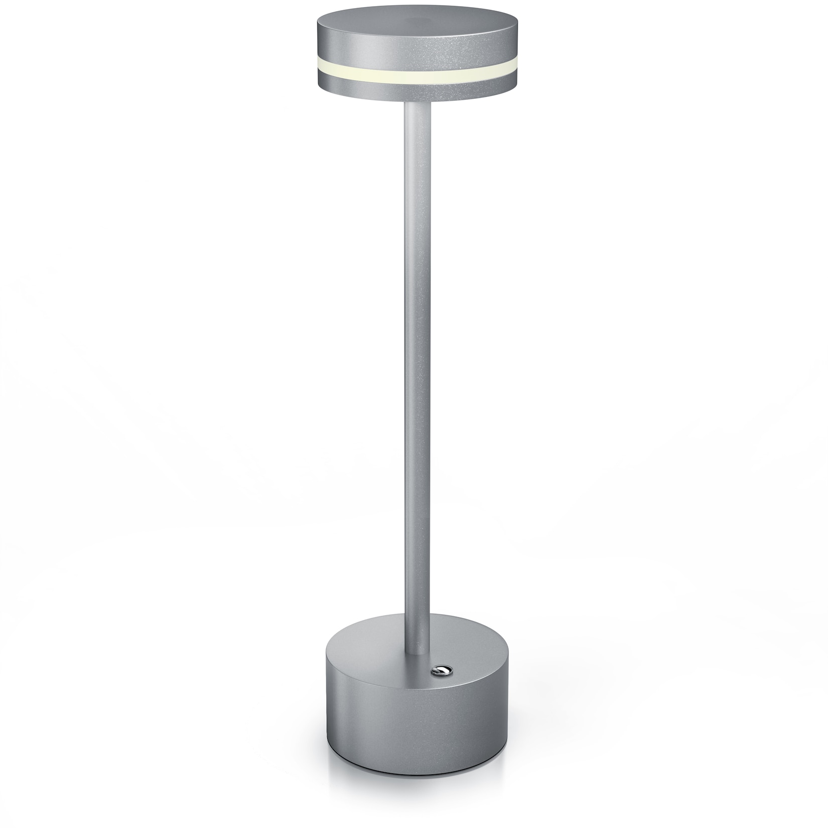 Brandson LED Tischleuchte Tischlampe, stufenlos dimmbar, 3 Lichtfarben, Akku 3600 mAh, Touch