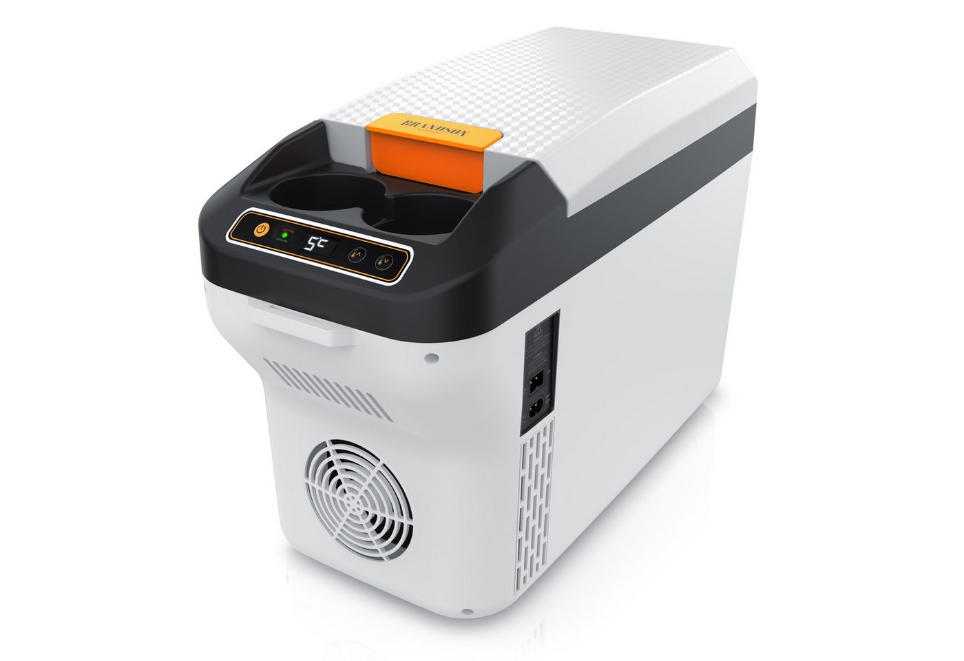 Brandson Elektrische Kühlbox, 10 L, Kühlt & hält Warm, von -10 bis +65°C, für die Mittelkonsole, weiß Bild 5
