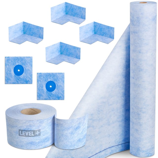 Level+ - Level+ Bandset Dusche Balkon Dichtband Dichtbahn Duschelement Ecken Profi Set B17