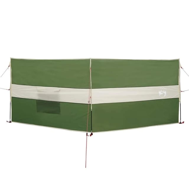 Camping-windschutz Grün 344x120 Cm Wasserdicht Vidaxl