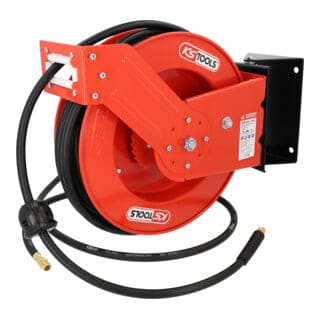 Ks Tools - Druckluft-schlauchaufroller Ø10 Mm, Anschluss 3/8, 20 M