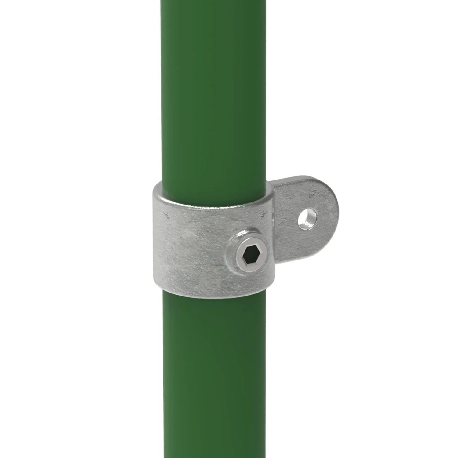 FeNau Rohrverbinder Gelenkauge Einfach Ø 33,7 mm 1 Zoll Temperguss Verzinkt 173MB34
