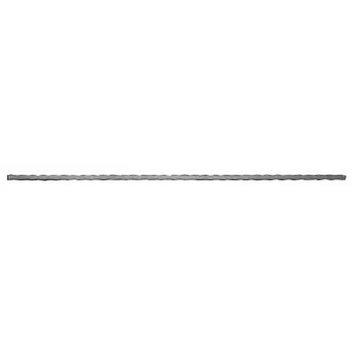 FeNau Flacheisen 16x8 mm Kanten Gehämmert 3300mm Stahl S235JR Antik