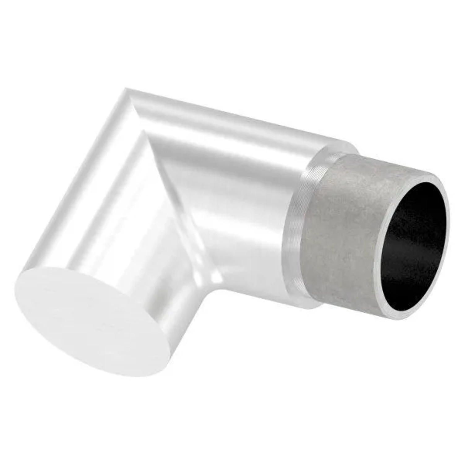 FeNau Endbogen V2A Ø 33,7x2,0 mm 90 Grad Steckfitting Ø 33,7 mm