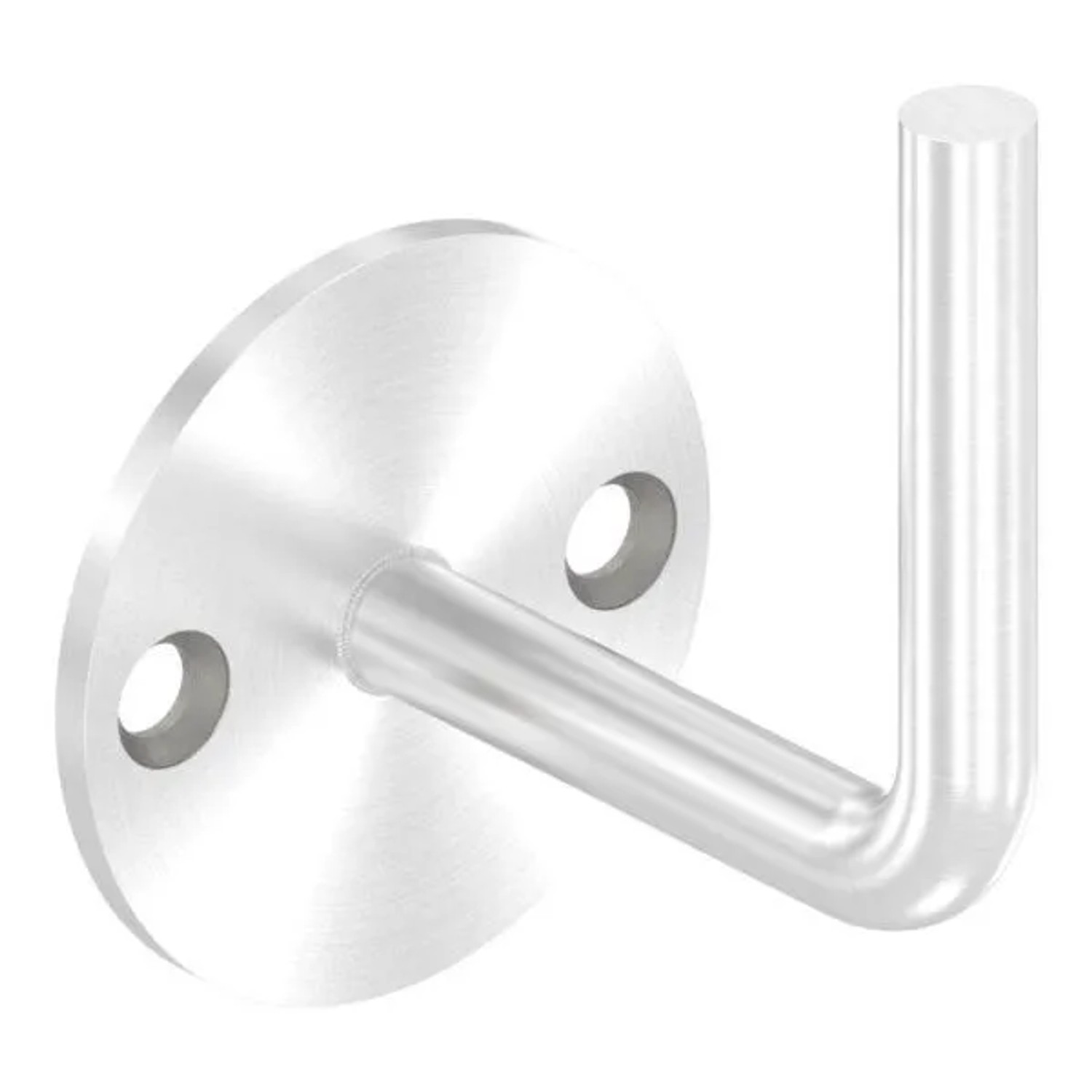 FeNau Handlaufhalter V4A Ronde Ø70x4 mm Bügel Ø12 mm Wandabstand 80 mm Zum Anschweißen