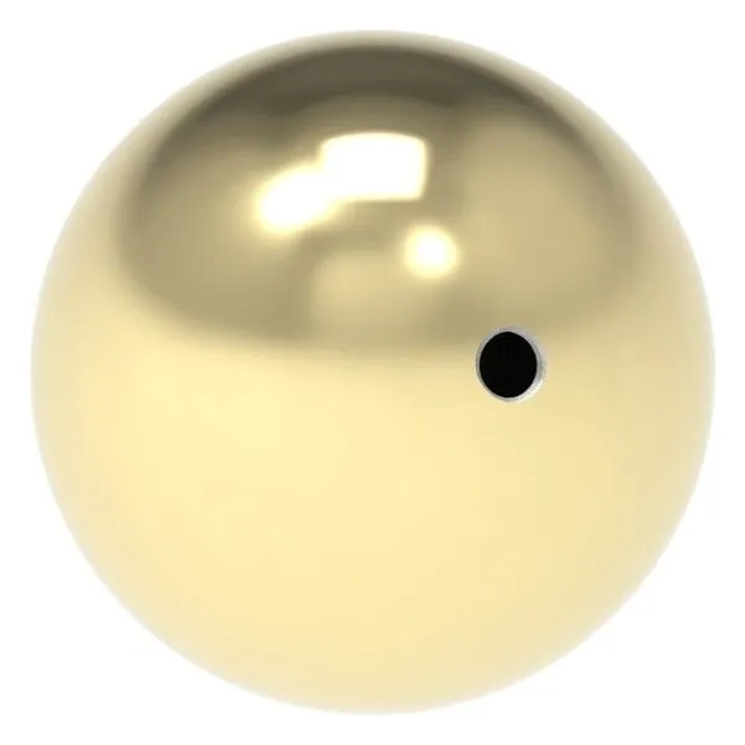 FeNau Hohlkugel Messing Beschichtet Edelstahl V2A Ø 70 mm M8 Für Außenbereich