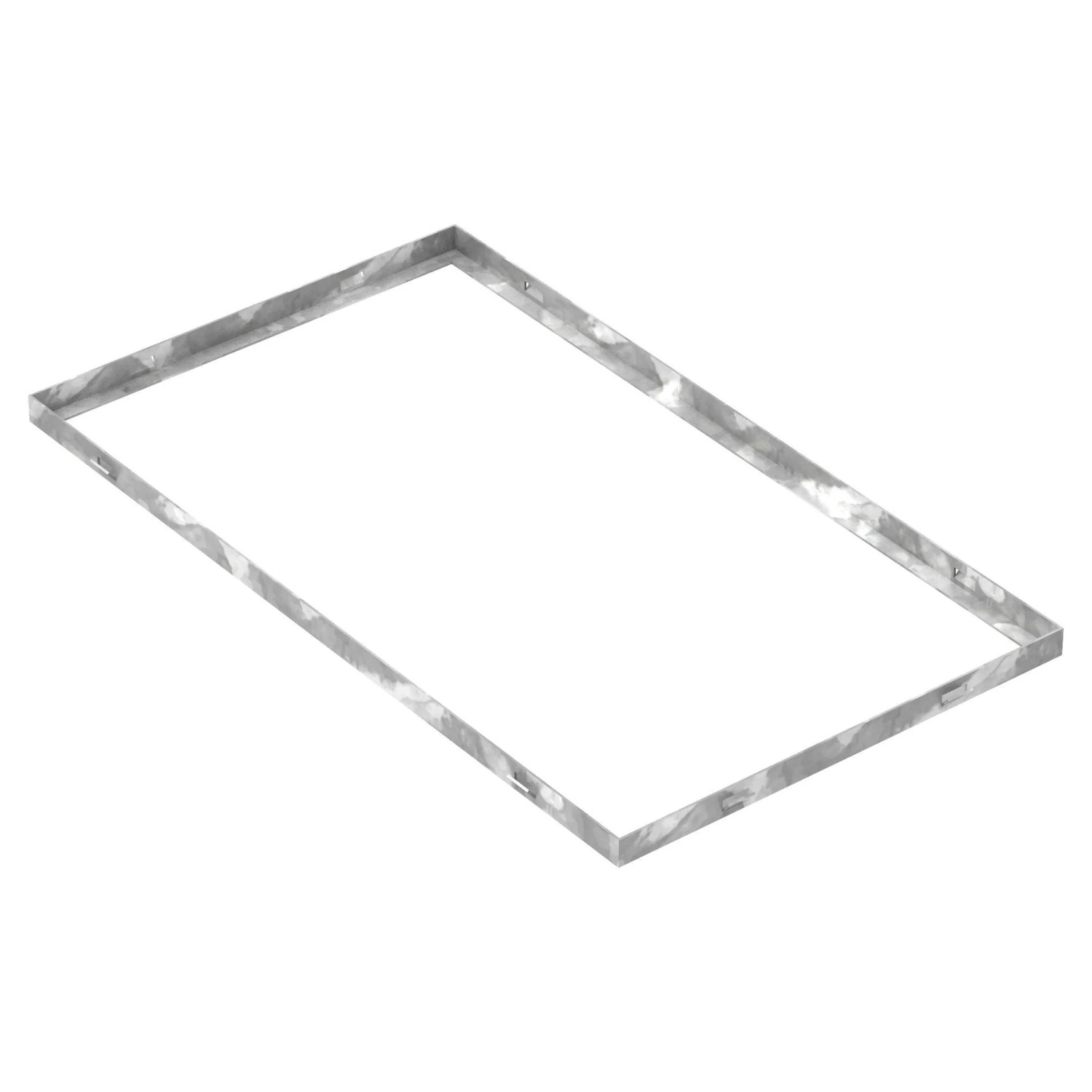 FeNau Zarge Maße 400x700x23 mm Für Rosthöhe 20 mm Aus S235JR St37-2 Bandverzinkt