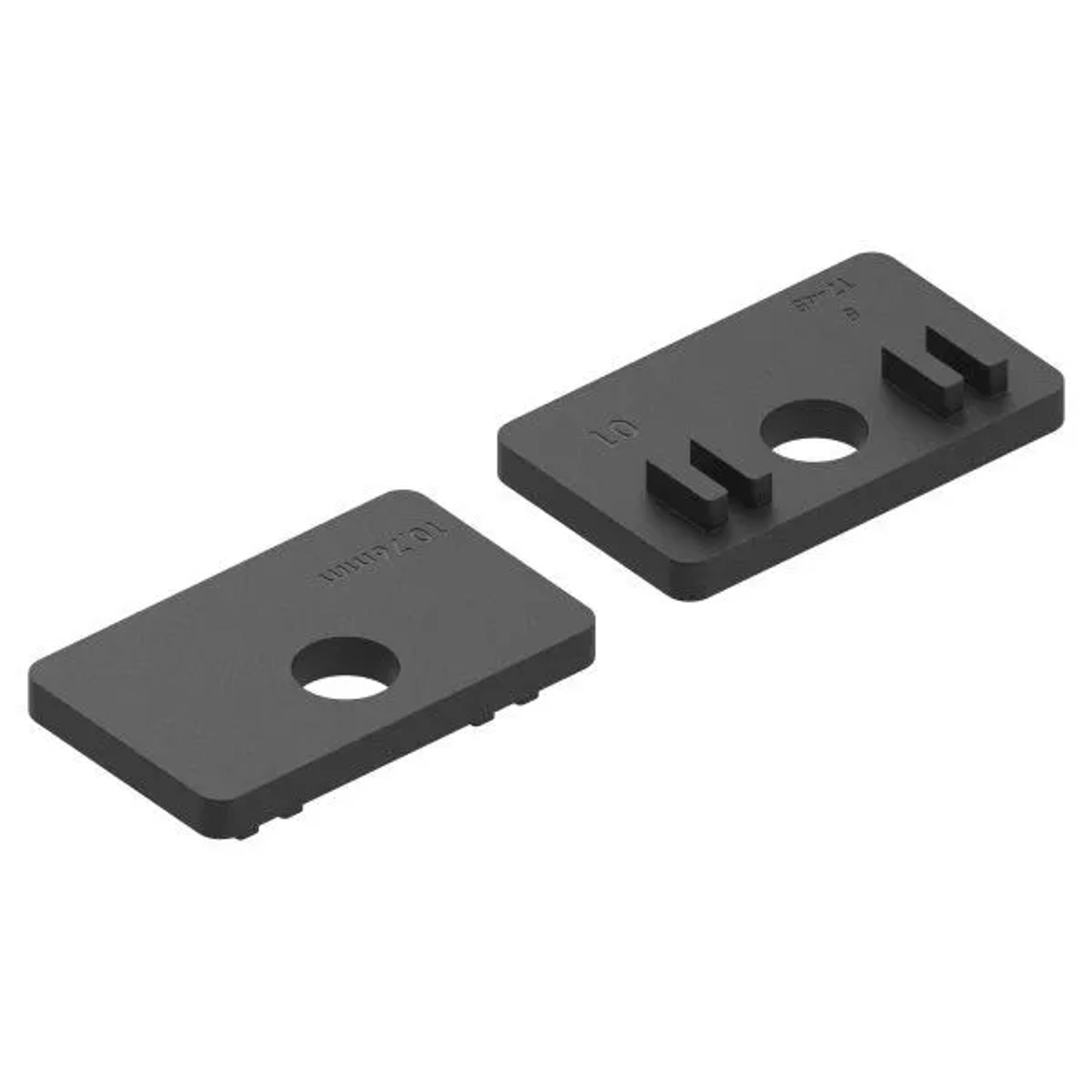 FeNau 1 Paar Gummis Zu Glasklemme 55x65x37,5 mm AbZ Für 10,76 mm Glas VSG