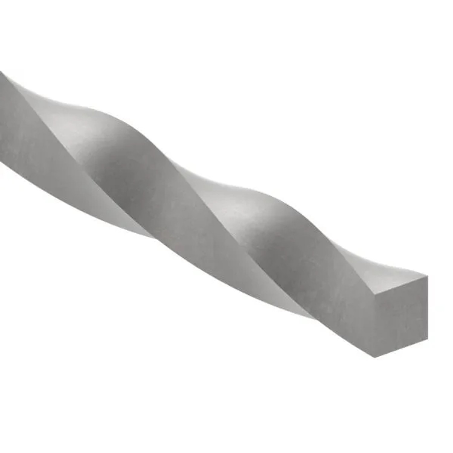 FeNau Vierkanteisen Stahl Roh 14 X 14 mm L 3000 mm Durchgehend Gedreht